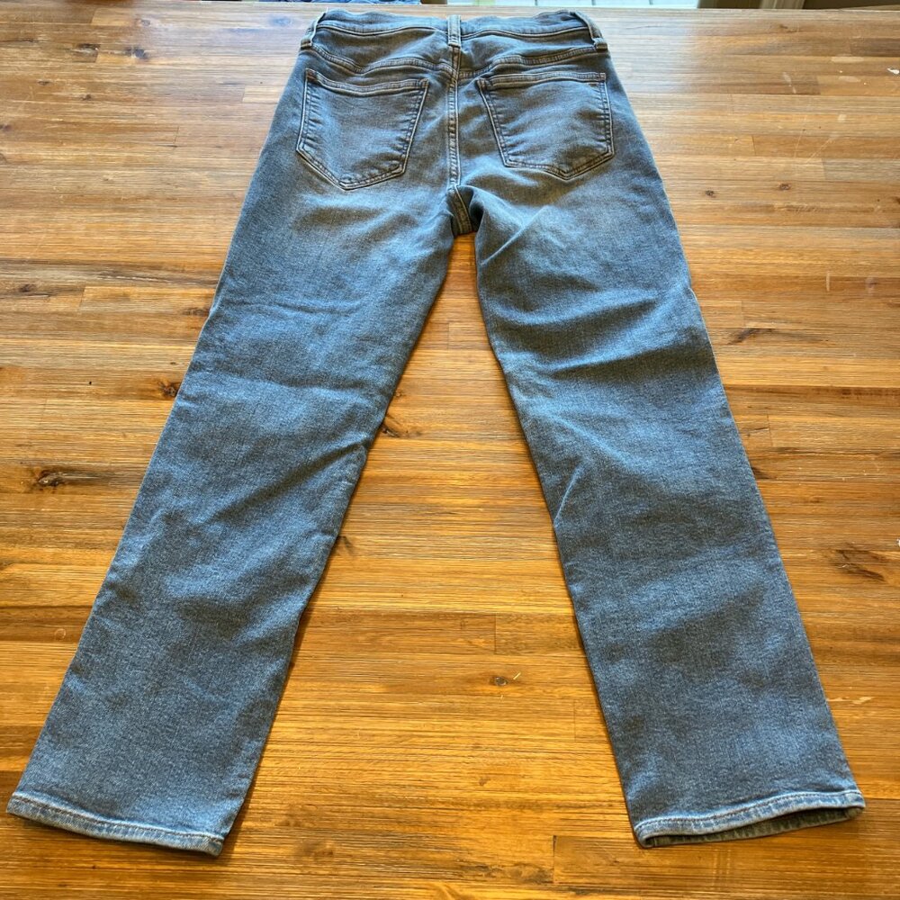 Madewell Stovepipe Classic 5 pocket light wash medium rise stretch denim size 25 - Picture 2 of 4